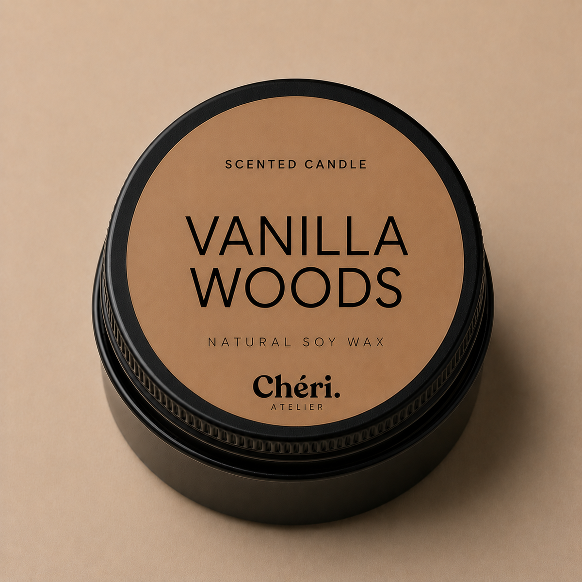 Vanilla Woods - Mini Scented Candle