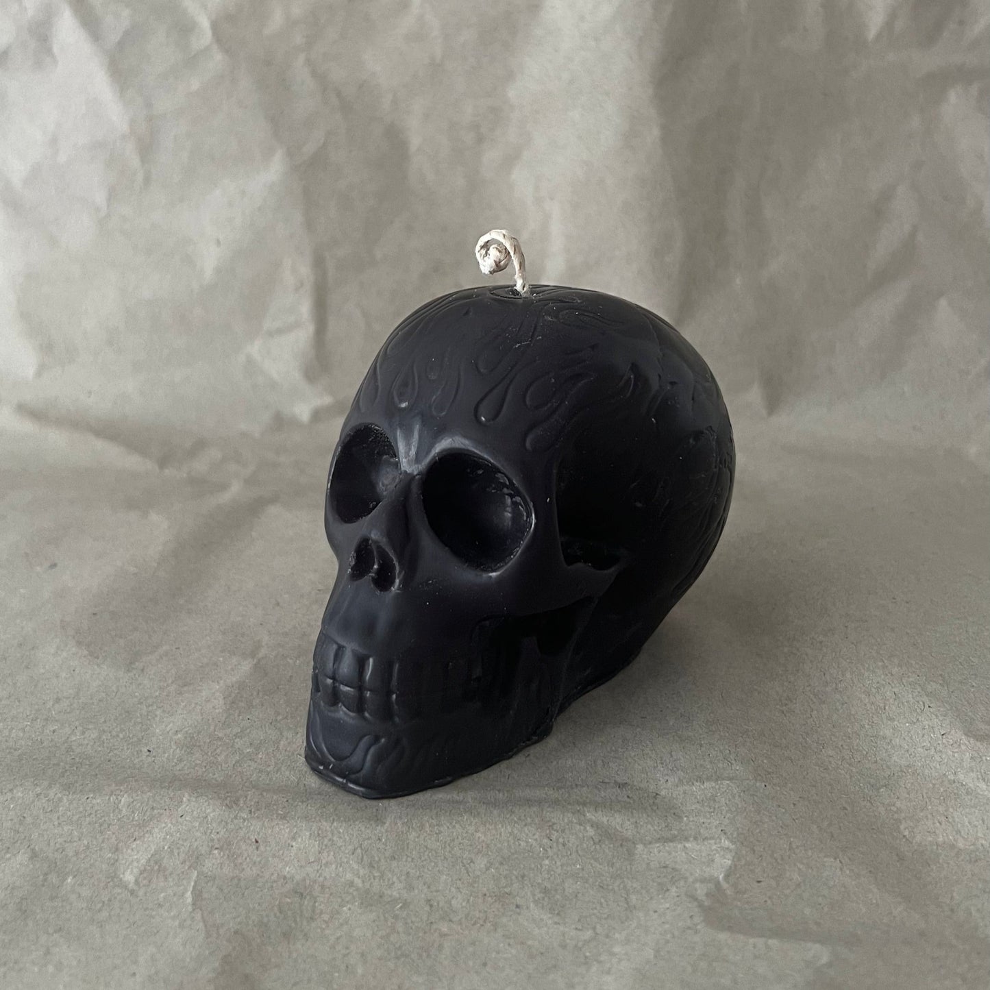 (Bleeding) Skull - Halloween Sculptural Candle
