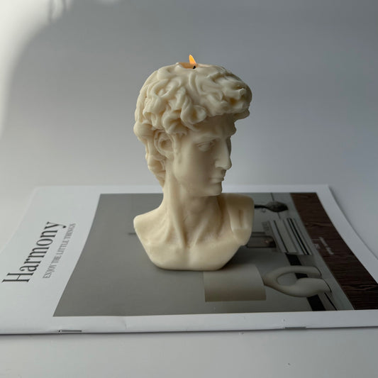 David - Greek Sculptural Candle