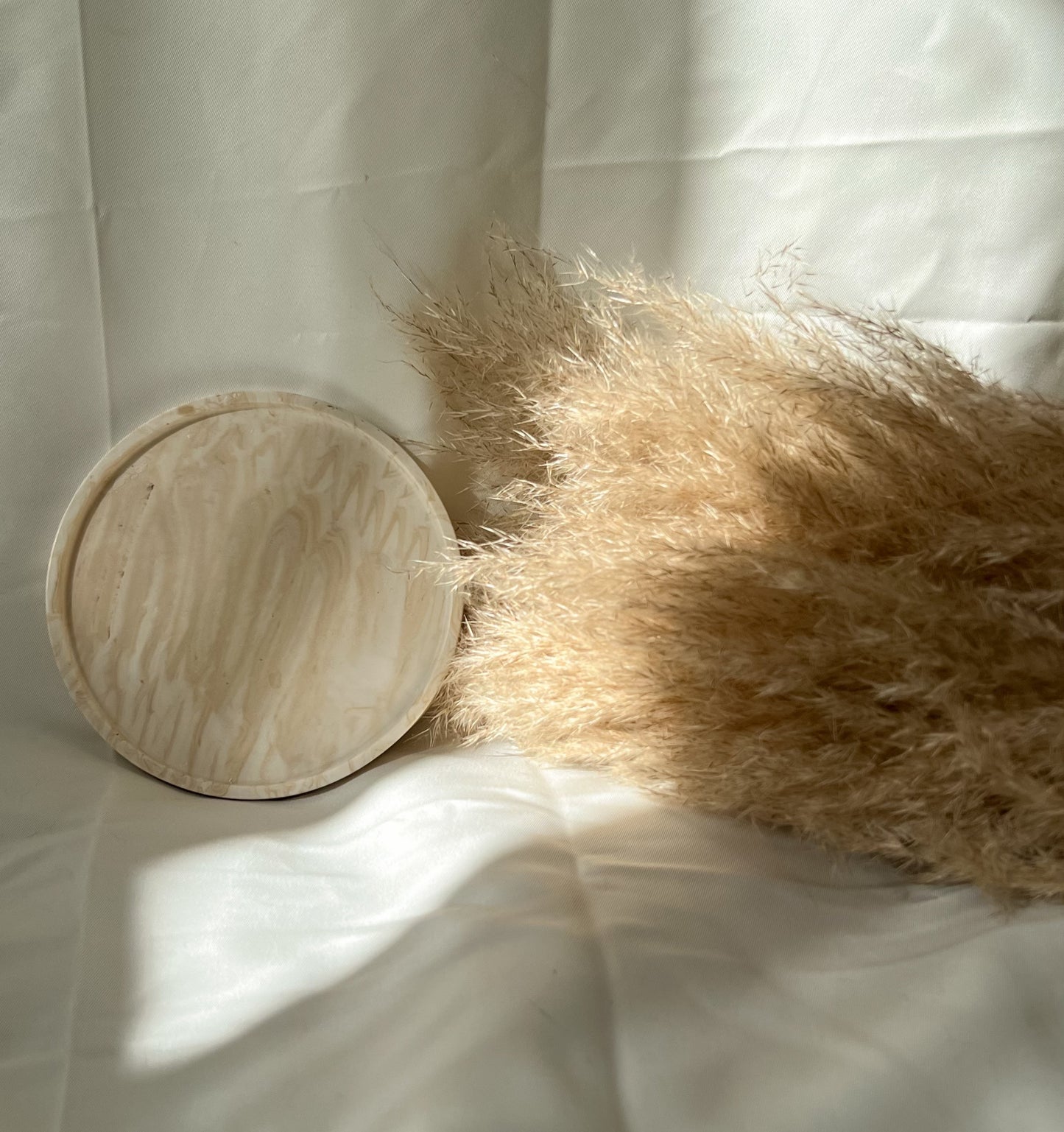 Round Trinked Tray - Marble