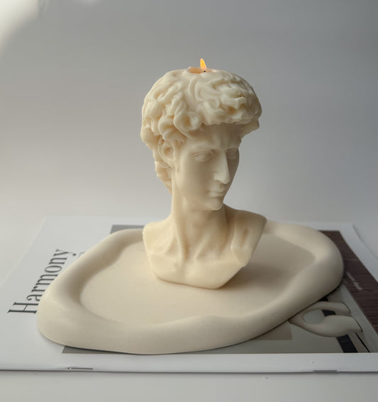David - Greek Sculptural Candle
