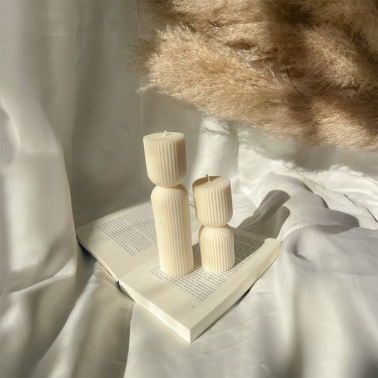 Lumi & Léa - Sculptural Candle Duo