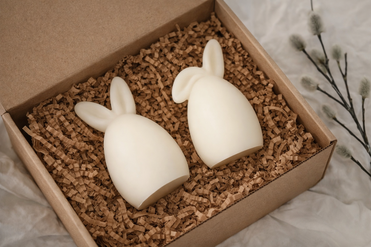 Easter Bunny Candle Set