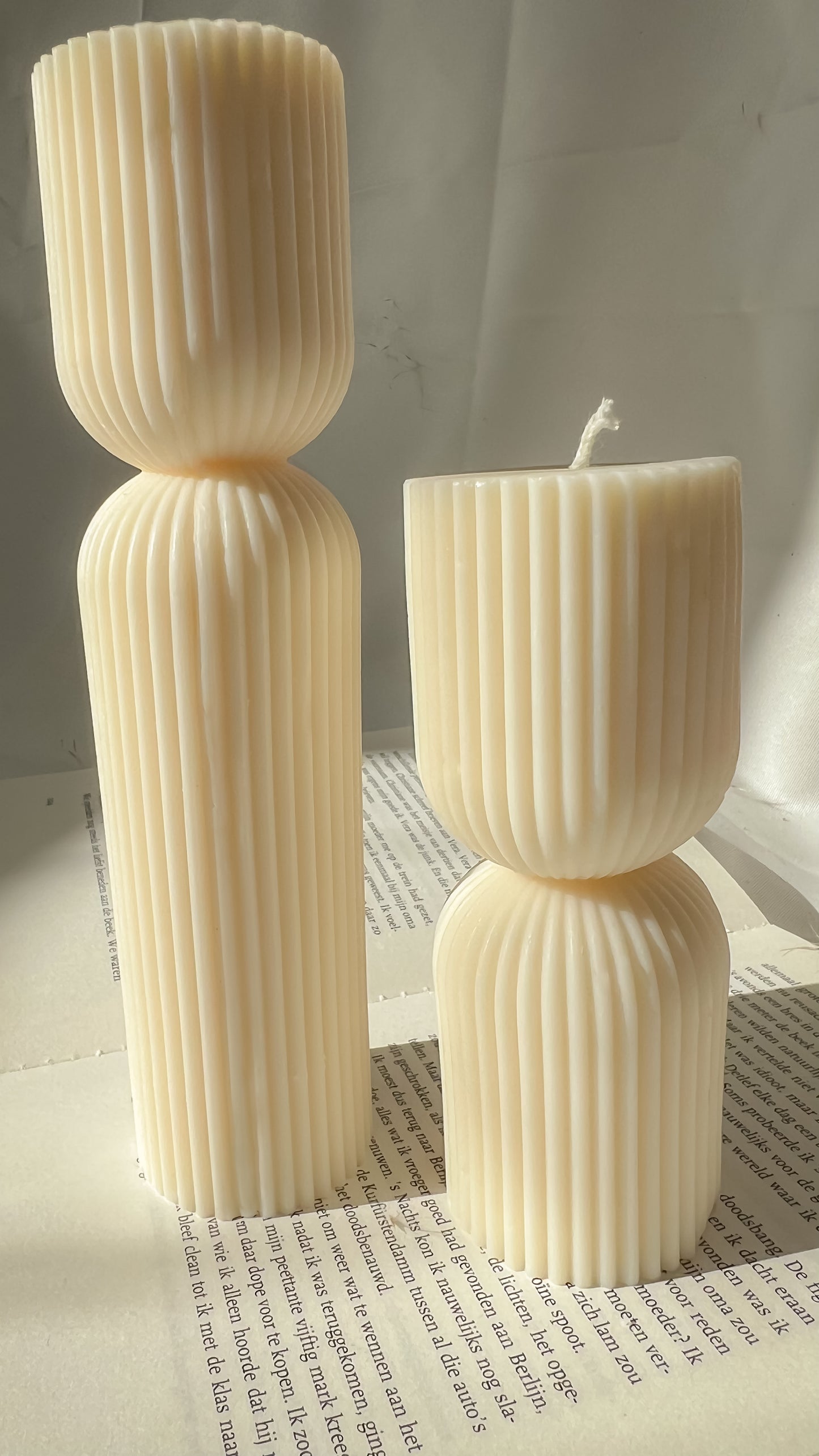 Lumi & Léa - Sculptural Candle Duo