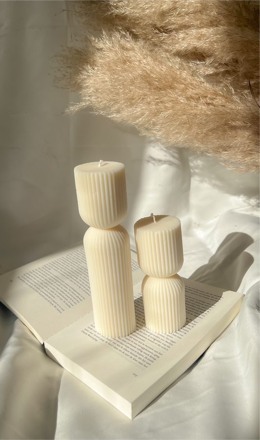 Lumi & Léa - Sculptural Candle Duo