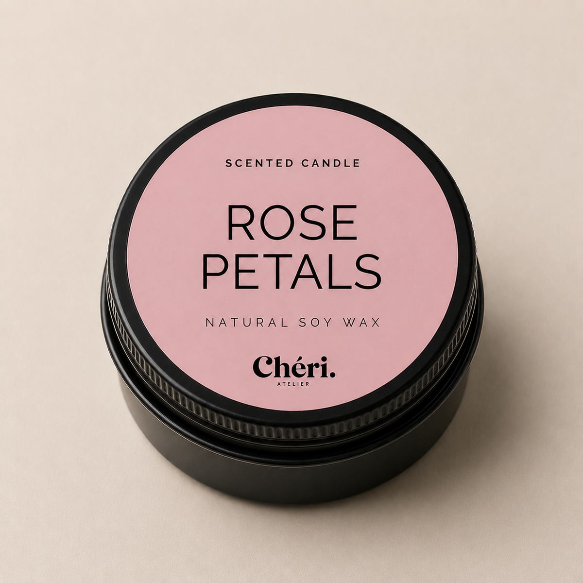 Rose Petals - Mini Scented Candle