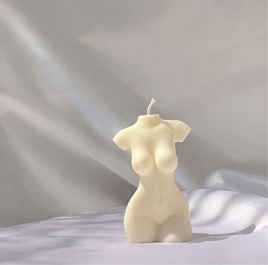Muse kaars sojawas vrouwen lichaam body candle