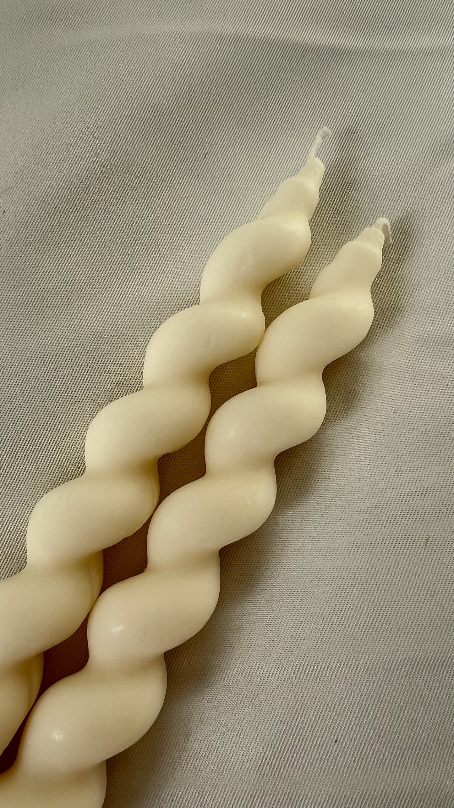 Swirl Taper Candle Set