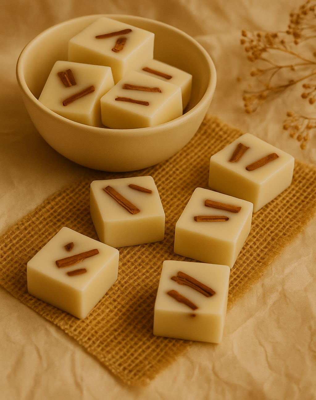 Kaneel Cinnamon Wax Melts Botanical Soywax Soja was