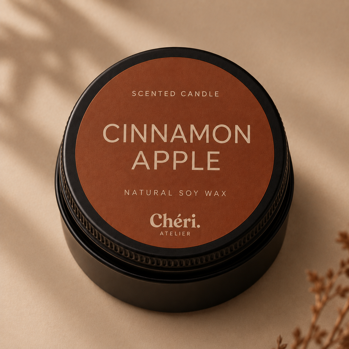 Cinnamon Apple - Mini Scented Candle