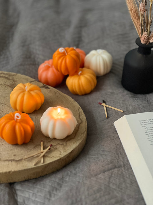 Pumpkin - Sculptural Fall Candle