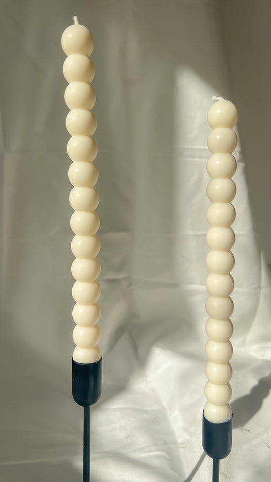 Bubble Taper Candle Set