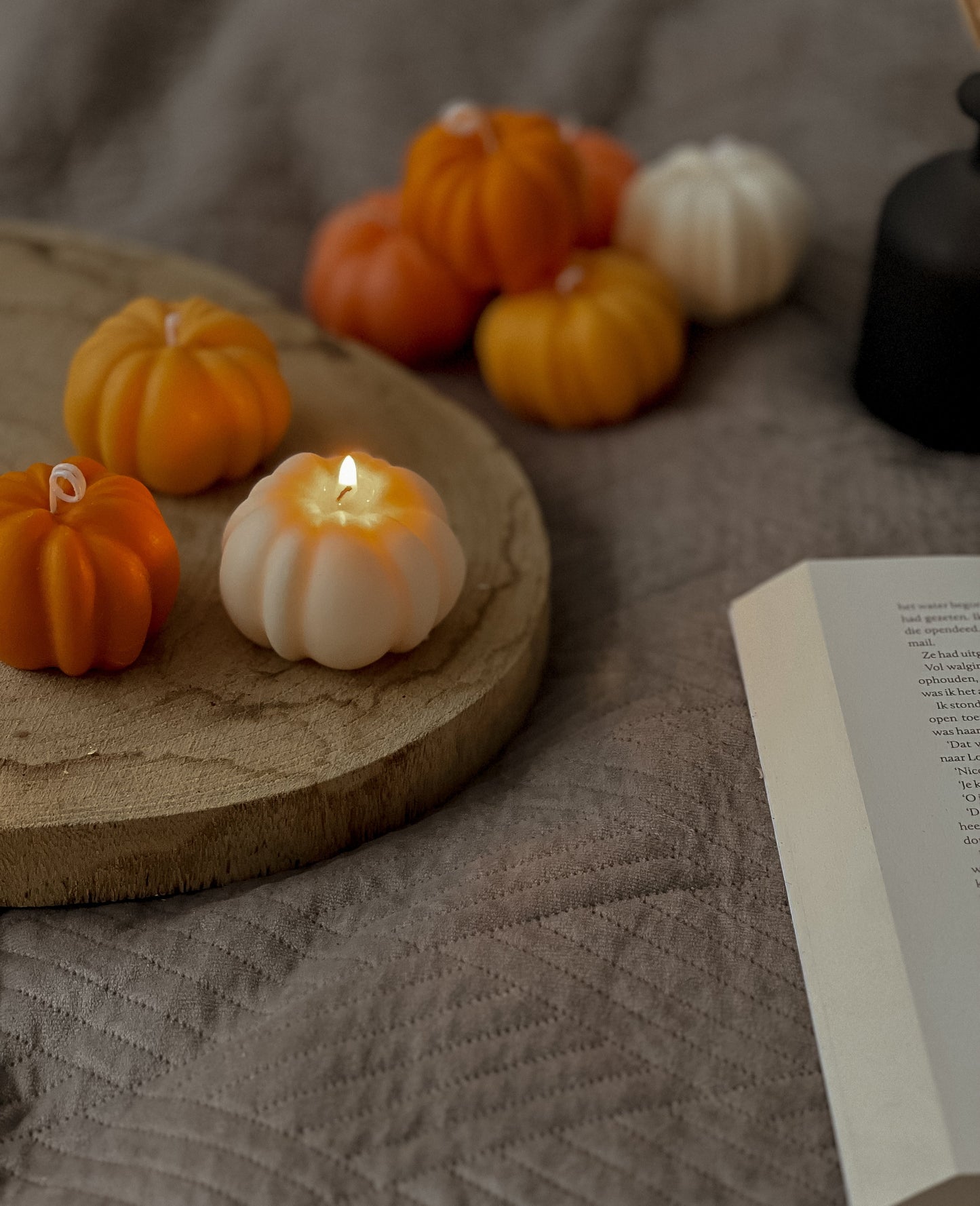 Pompoen Soja Was Kaars Handgemaakt Interieur Huis Decoratie