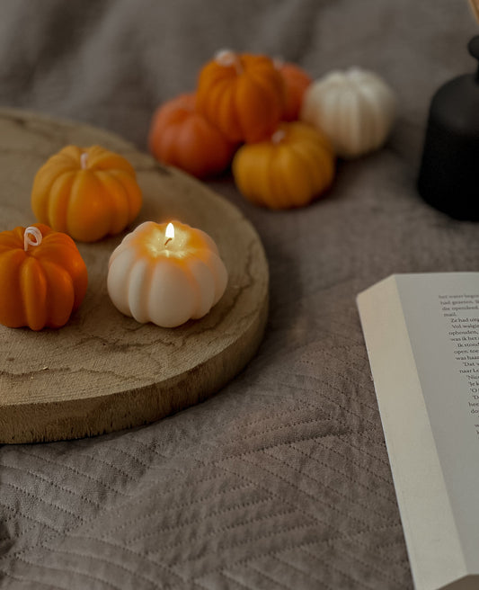 Pompoen Soja Was Kaars Handgemaakt Interieur Huis Decoratie