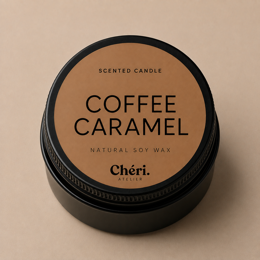 Coffee Caramel - Mini Scented Candle