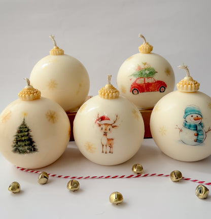 The Christmas Ornament Candle
