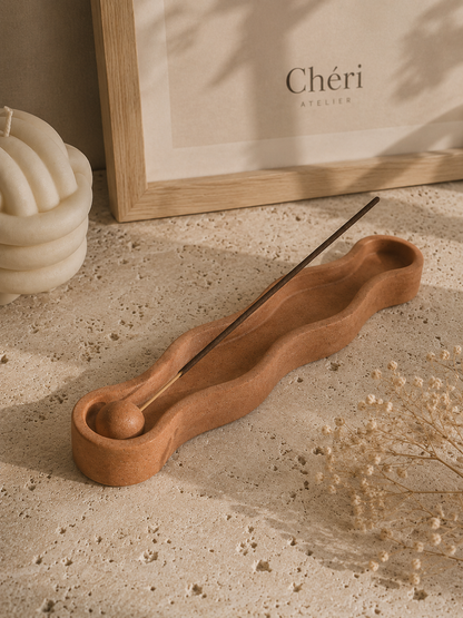 Wavy Incense Stick Holder - Classic