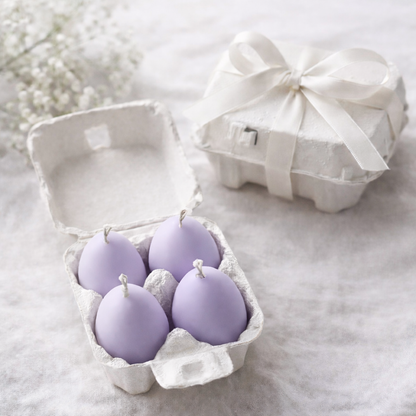 Easter Egg Candle Set - Set of 4