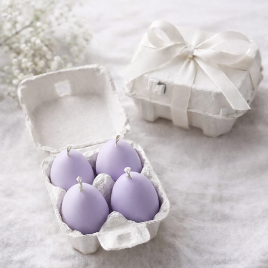 Easter Egg Candle Set - Set of 4