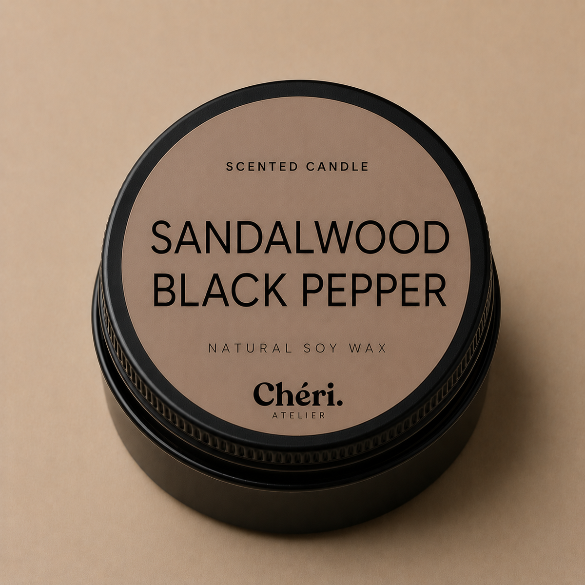 Sandalwood Black Pepper - Mini Scented Candle
