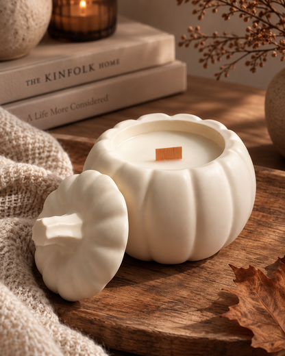 Pumpkin Spice - Wooden Wick Candle