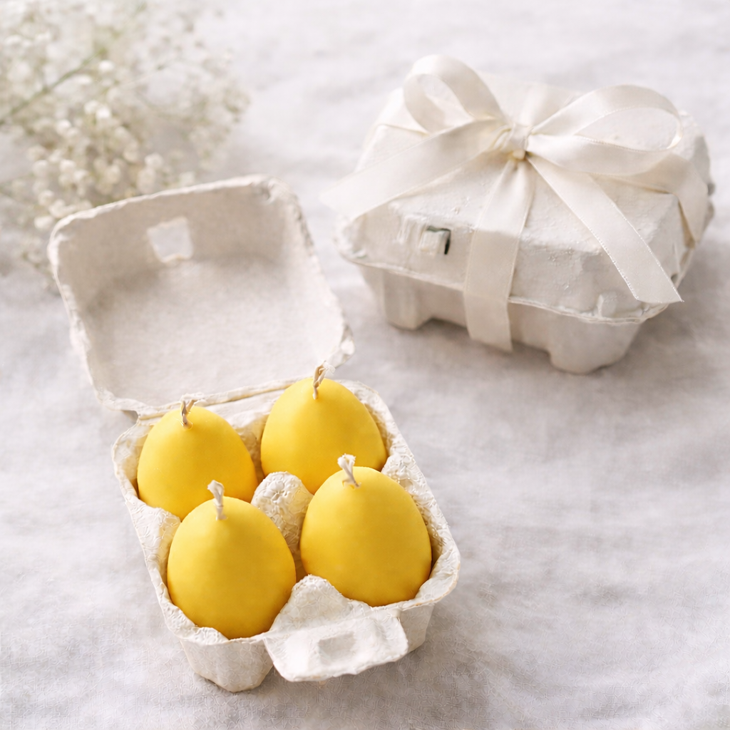 Easter Egg Candle Set - Set of 4