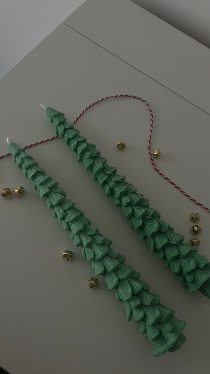 Christmas Tree Taper Set - Christmas Collection