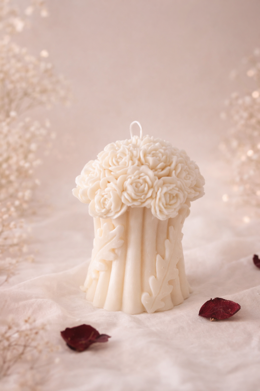Rose Bouquet Candle - Love Collection