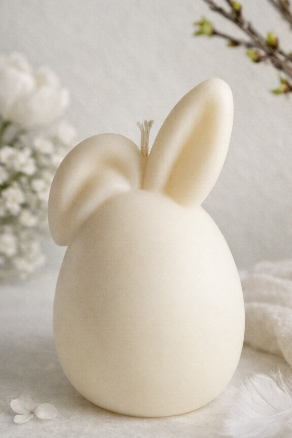 Easter Bunny Candle - Tilted Ears