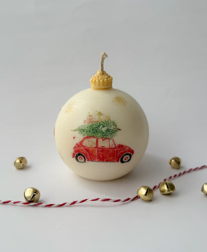 The Christmas Ornament Candle