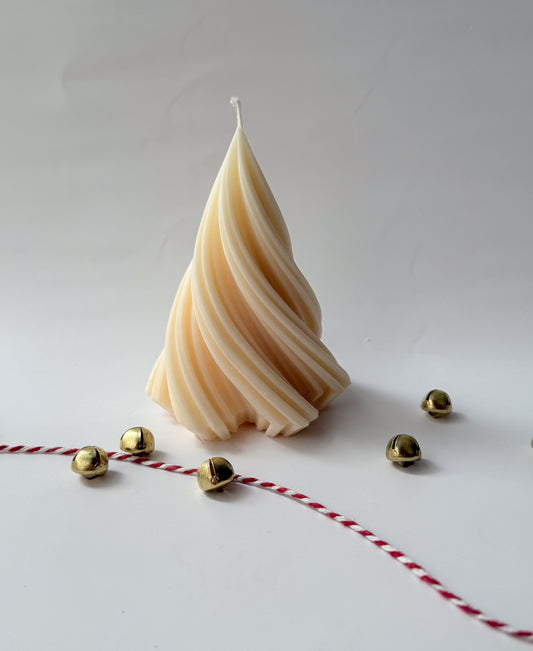 Twisted Christmas Tree Candle - Christmas Collection