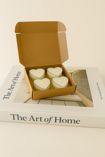 Heart Shaped Tealight Candles