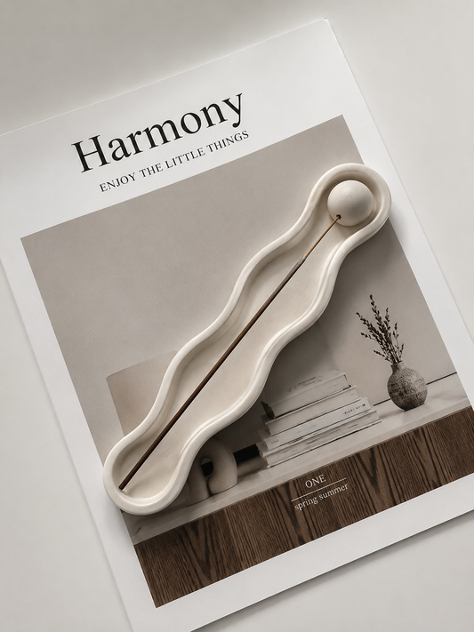 Wavy Incense Stick Holder - Classic