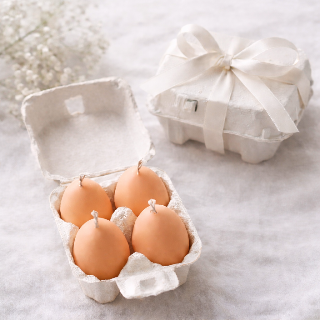 Easter Egg Candle Set - Set of 4
