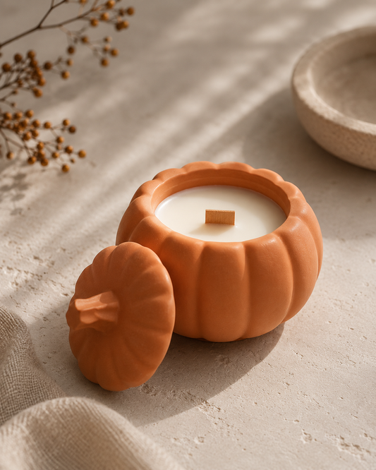 Pumpkin Spice - Wooden Wick Candle