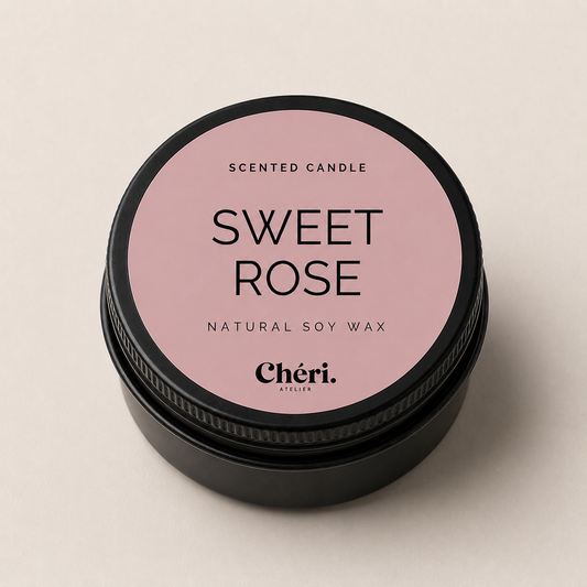 Sweet Rose - Mini Scented Candle