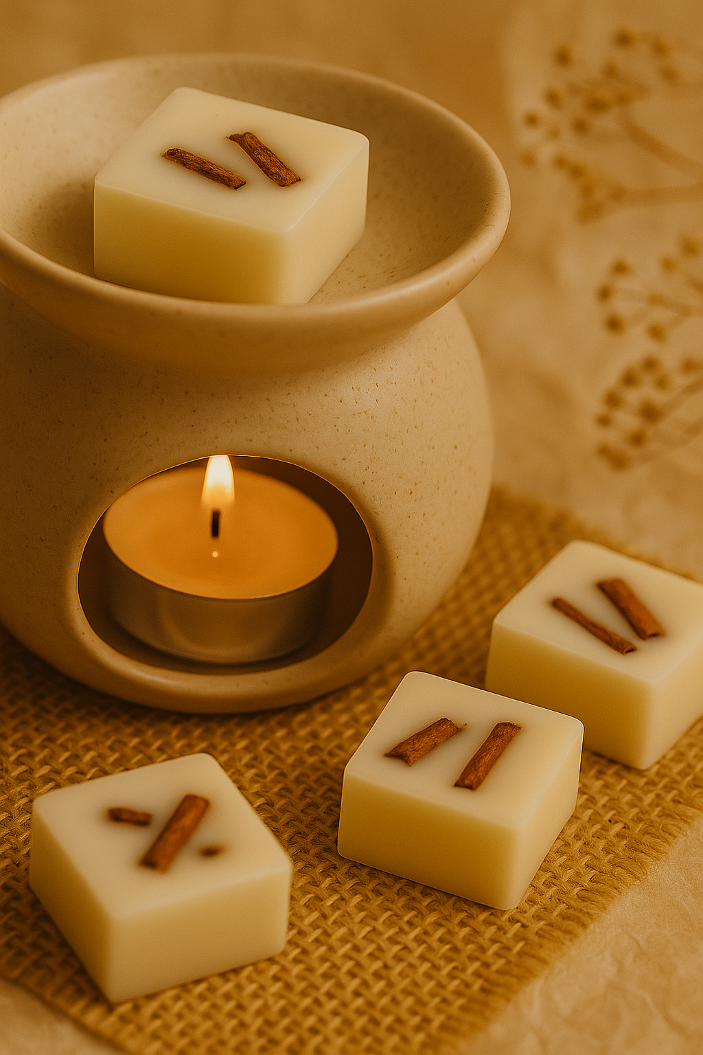 Kaneel Cinnamon Wax Melts Botanical Soywax Soja was