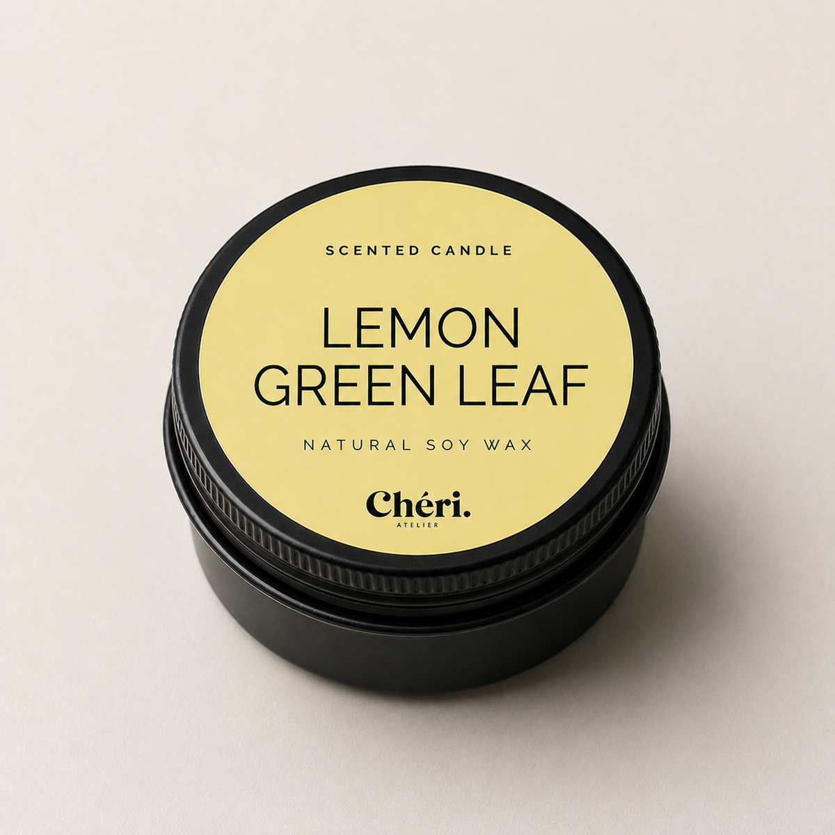 Lemon Green Leaf - Mini Scented Candle