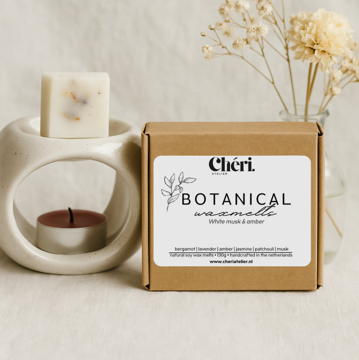 Botanical Wax Melts - White Amber & Musk