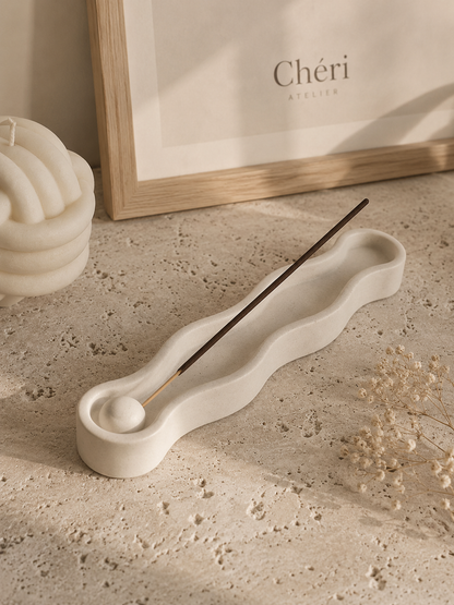 Wavy Incense Stick Holder - Classic