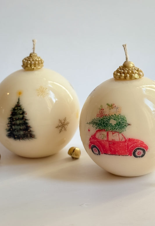 The Christmas Ornament Candle