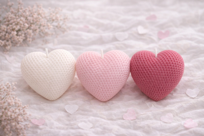 Velvet Heart Candle